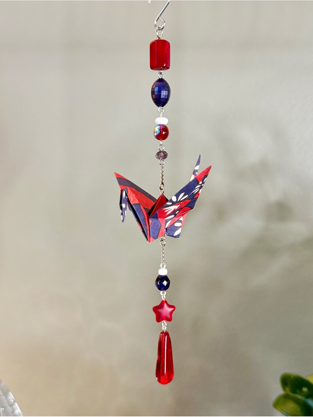 Origami Ornament #2590 - Medium Paper Crane
